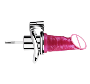 inverted chastity cage with urethral catheter